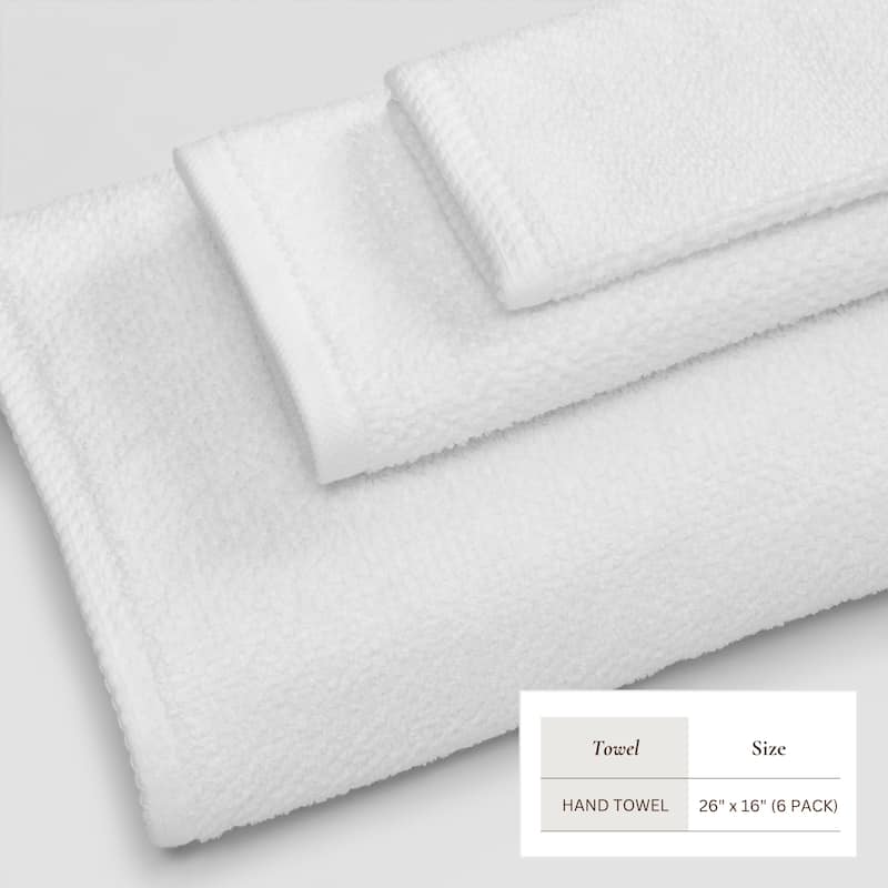 100% Cotton Acacia Collection Ultra Absorbant Popcorn Bath Towels