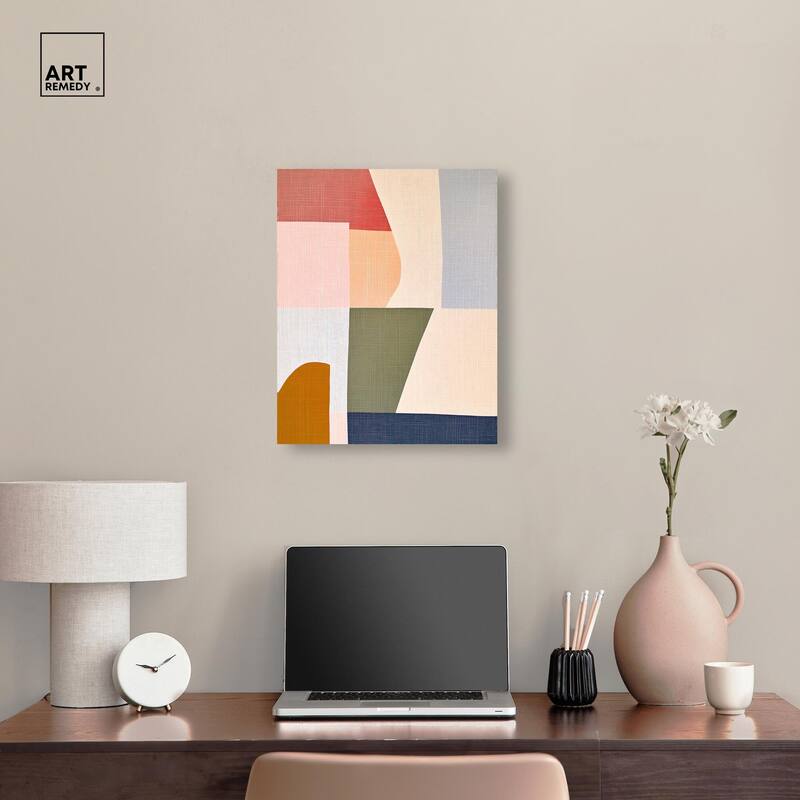 Planar Patchwork I Canvas by Art Remedy, Gallery Wrapped