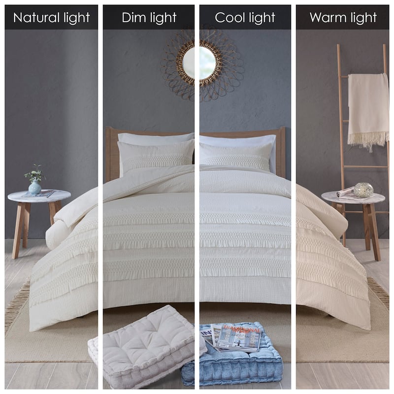Madison Park Joelie Cotton Seersucker Comforter Set