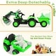 preview thumbnail 7 of 7, EROMMY Remote-Controlled Electric Excavator Ride-On Toy featuring Horn, LED Lights, Music Player, and Safety Belt