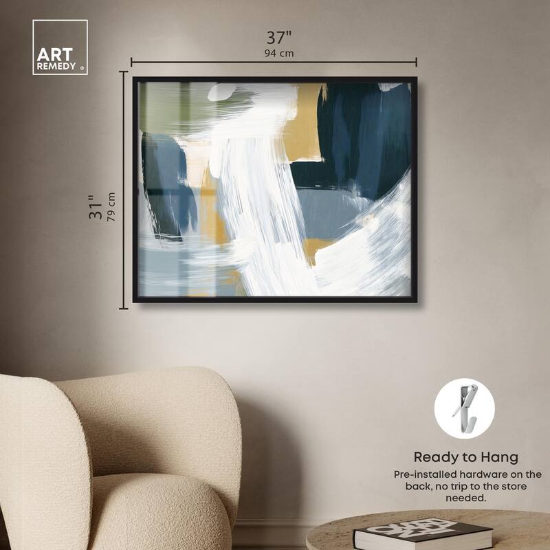 Moss Layers III Shadowbox by Art Remedy