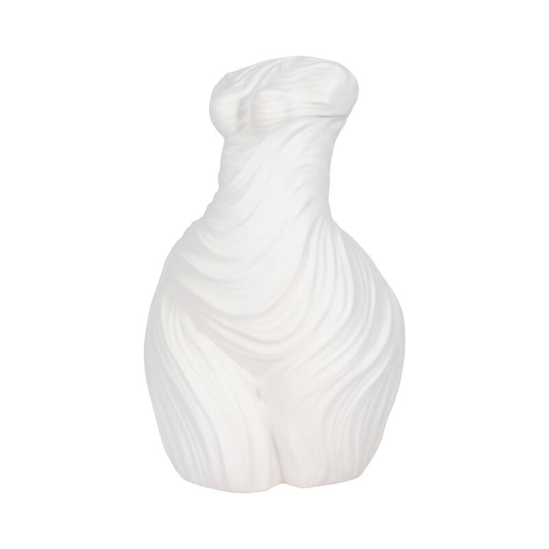 Abstract Female Torso Sculpture in Resin - Decorative Objects for Home Decor