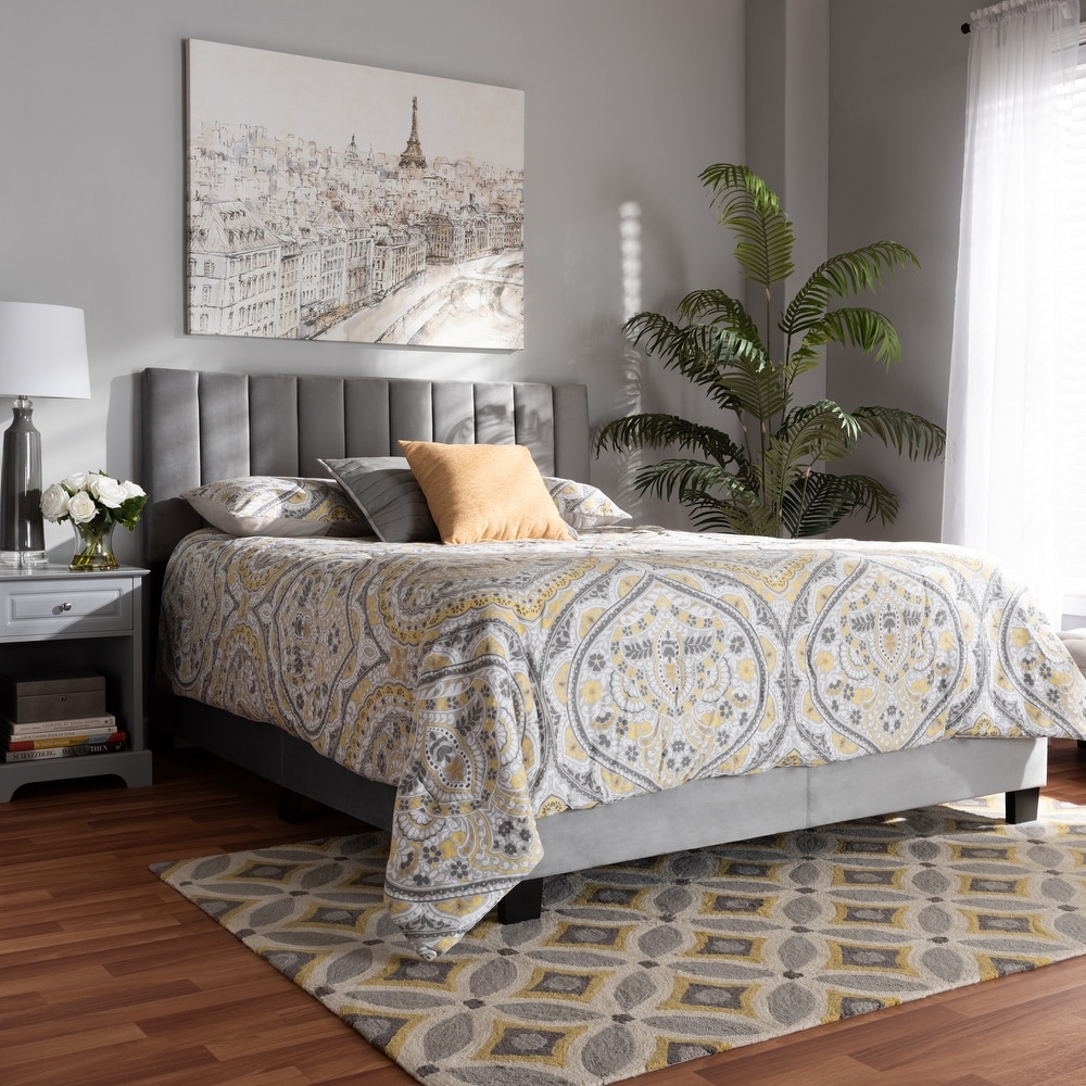 Silver orchid gibson rose gold hot sale button tufted bed