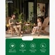 preview thumbnail 29 of 58, WINSOON All Weather HIPS Outdoor Folding Adirondack Chairs Set of 8