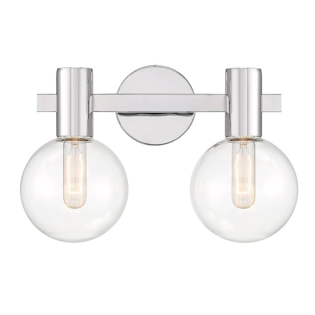 Wright Two Light Bathroom Vanity