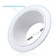 preview thumbnail 18 of 26, 12-Pack 6 Inch Recessed Can Light Trim, Metal Step Baffle Trim
