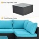 preview thumbnail 5 of 3, 7 Pieces Patio Furniture Sets,Luxury Outdoor All Weather PE Rattan Wicker Lawn Conversation Sets,Garden Sofa Set