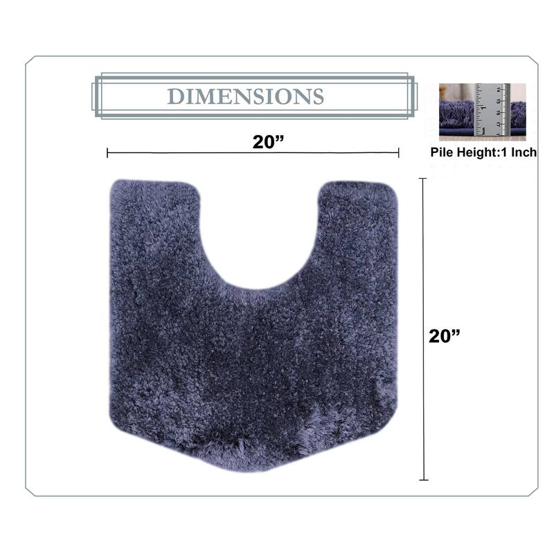 Element Plush Bathroom Rugs Quick-Dry Bathroom Mat, Washable & Absorbent Bath Rugs