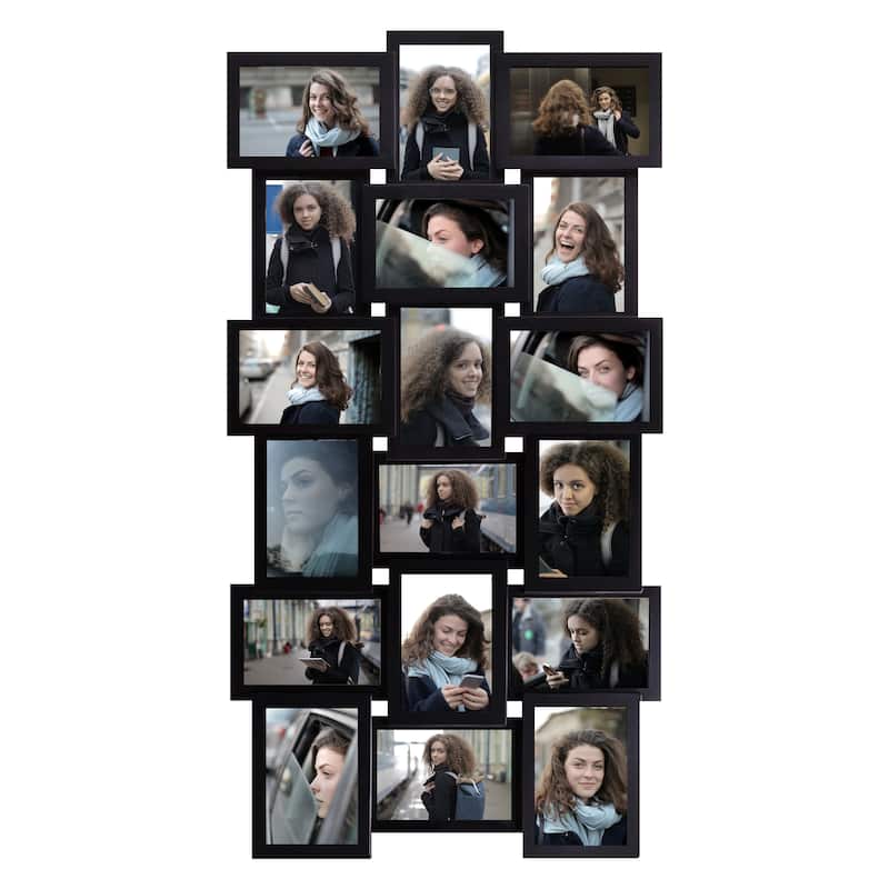 HELLO LAURA 18 Opening 4x6 Large Collage Picture Frame for Wall Decor