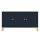 preview thumbnail 17 of 51, Clihome 3 Door Glossy Media Storage Sideboard Accent Cabinet