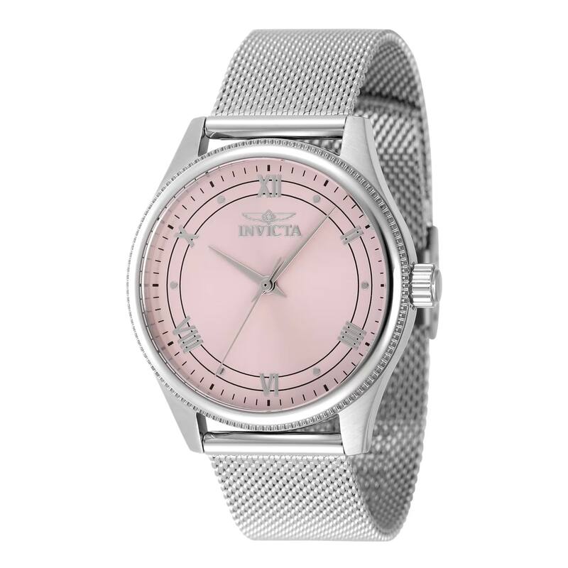 Invicta Women's 48489 Celestial Quartz 3 Hand Pink Dial Watch