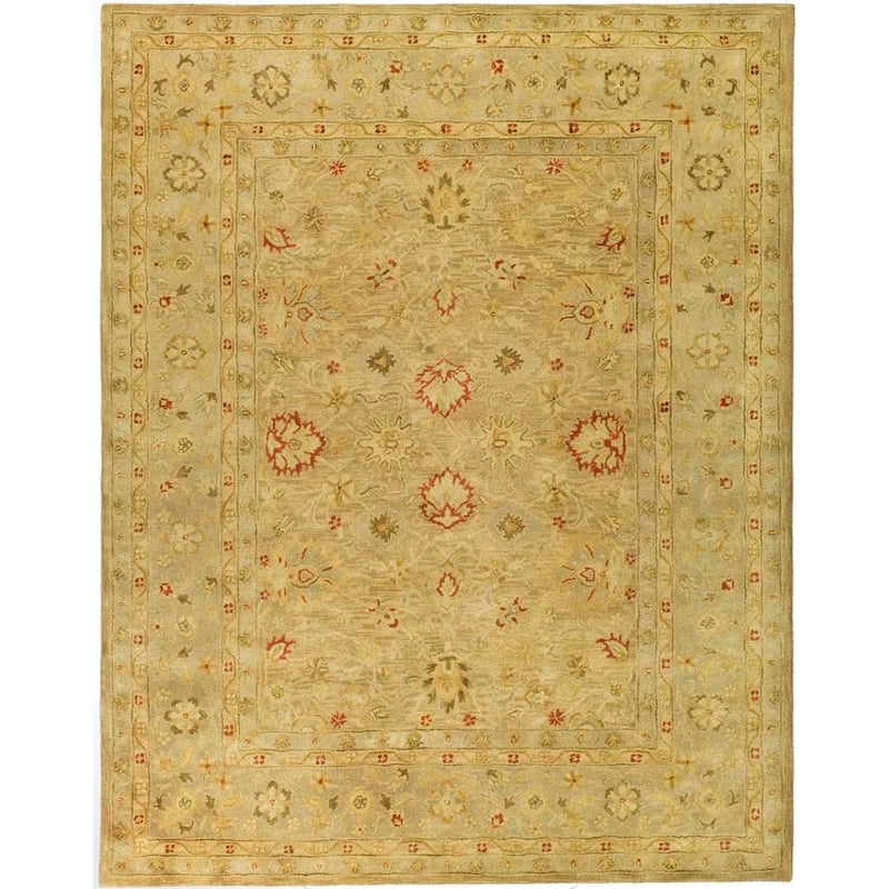 SAFAVIEH Handmade Antiquity Maysoun Traditional Oriental Wool Area Rug - 11' x 15' - Brown/Beige