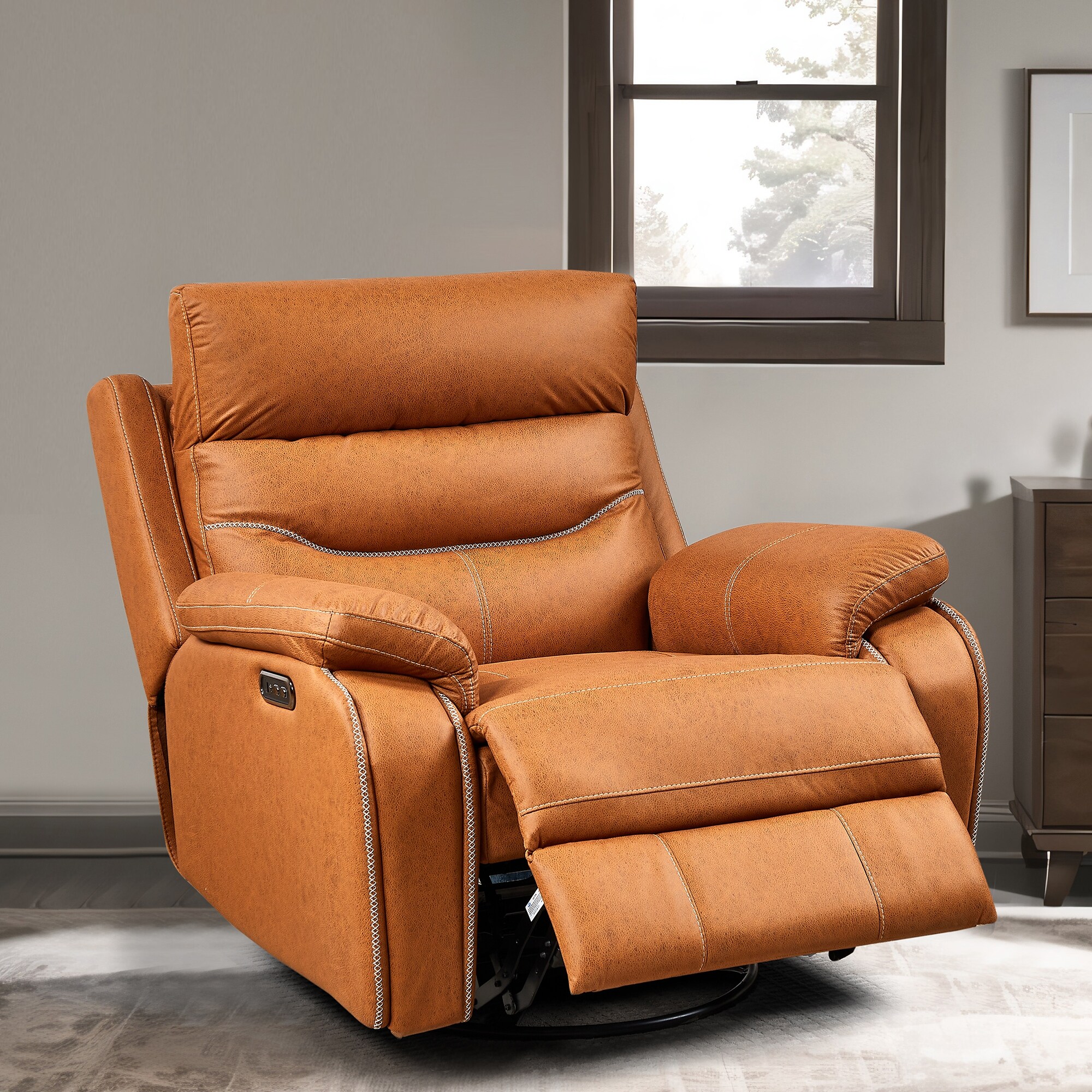 Bradford tan rocker recliner hotsell