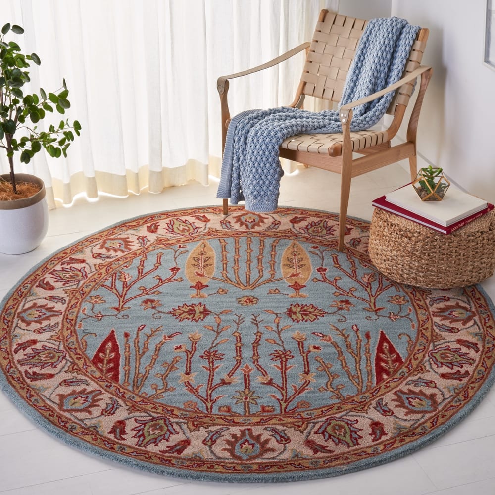 SAFAVIEH Handmade Heritage Sweet Heart Traditional Oriental Wool Rug