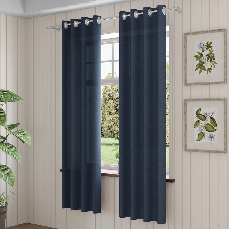 Corvus Gambia Sunbrella Outdoor Window Curtain (1 Panel)