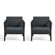 preview thumbnail 145 of 195, Outdoor Teak Solid Wood Patio Furniture Set Loveseat Armchair Table Collection