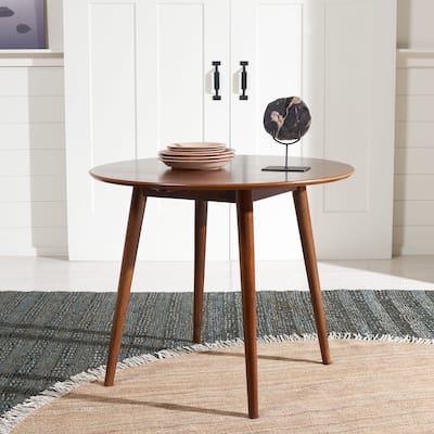 SAFAVIEH Geoff Folding Round Dining Room Table - 35" W x 35" L x 29" H - 35Wx35Dx29H