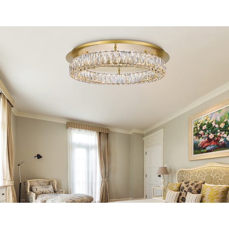 Gold LED Flush Mount