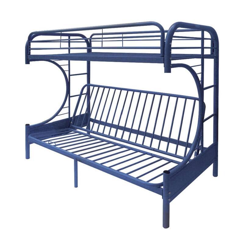 Lunar Twin/Full Bunk Bed with 2 Side Ladders
