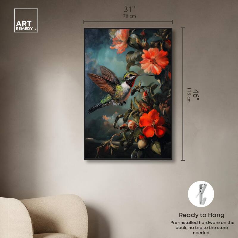 Whirring Wings II Canvas by Art Remedy