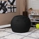 preview thumbnail 60 of 157, Small Refillable Bean Bag Chair for Kids and Teens Black