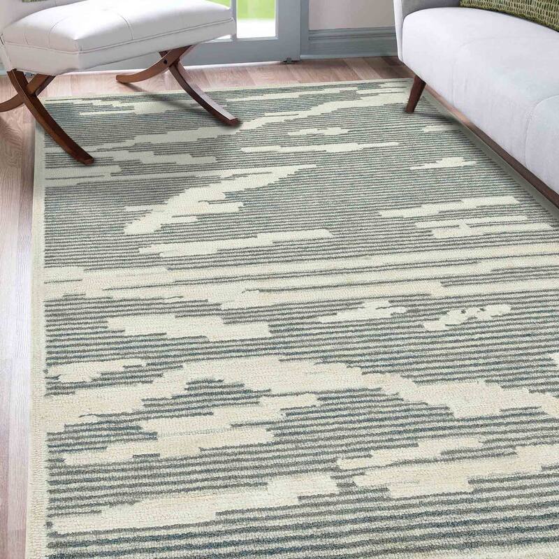 Hand-woven Menlo Park Orange Saree Silk Rug (8' x 10') - 8' x 10'/Surplus - 8' x 10'/Surplus - Orange