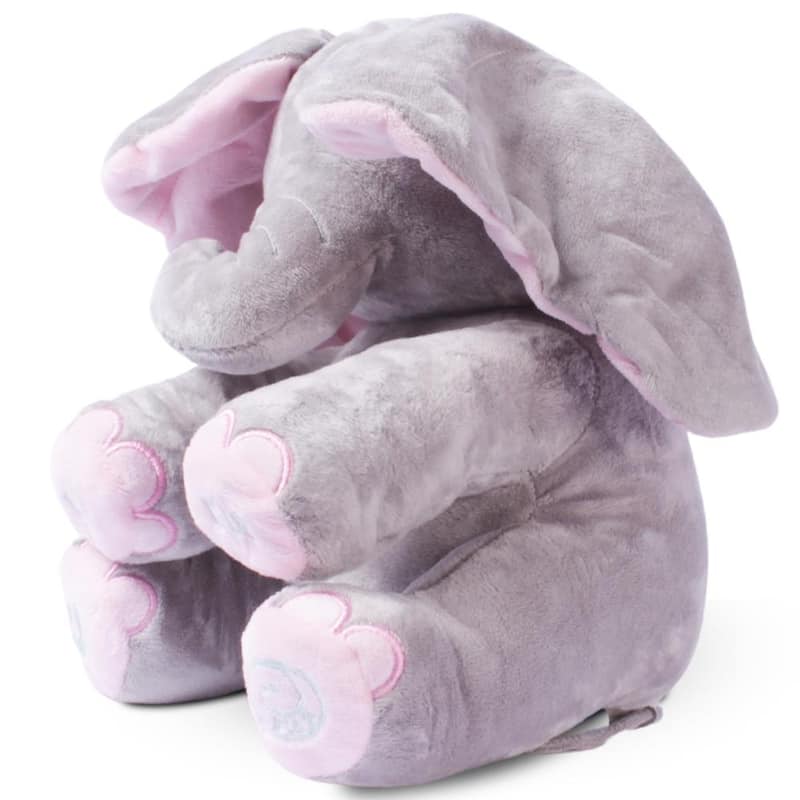 Dimple Kaia the Singing Peek-a-Boo Elephant - Interactive Plush Toy for Babies and Toddlers with Moving Ears and Music