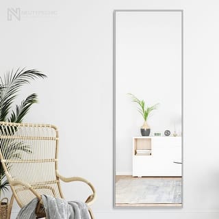 Accent Metal Frame Full-Length Wall-Mounted Hanging Mirror - 47x22