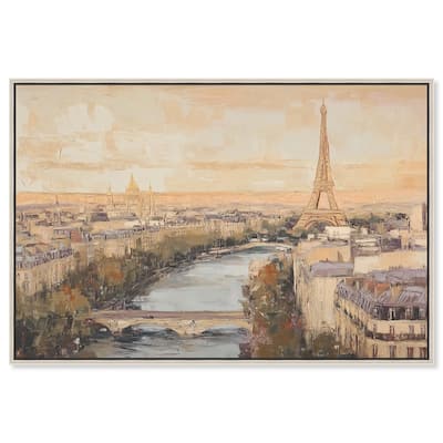 Sunrise Paris Canvas by Art Remedy