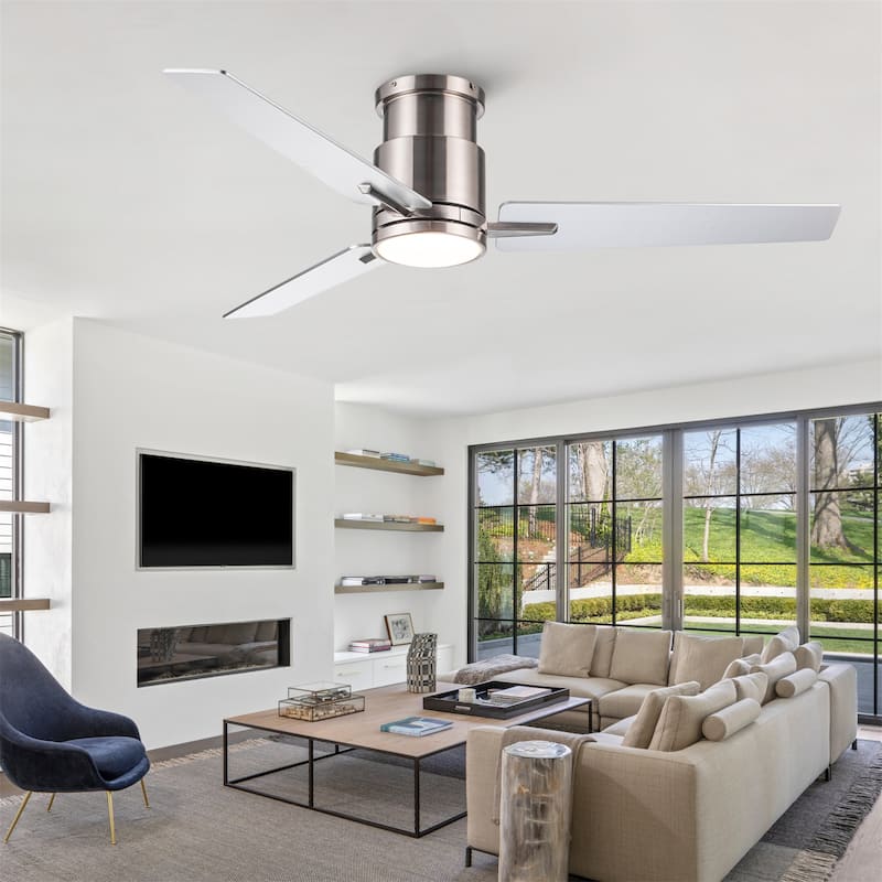 52" Lowe Profile Ceiling Fan with Light