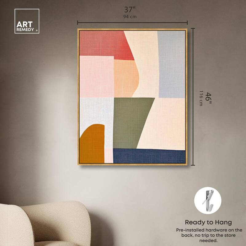 Planar Patchwork I Canvas by Art Remedy