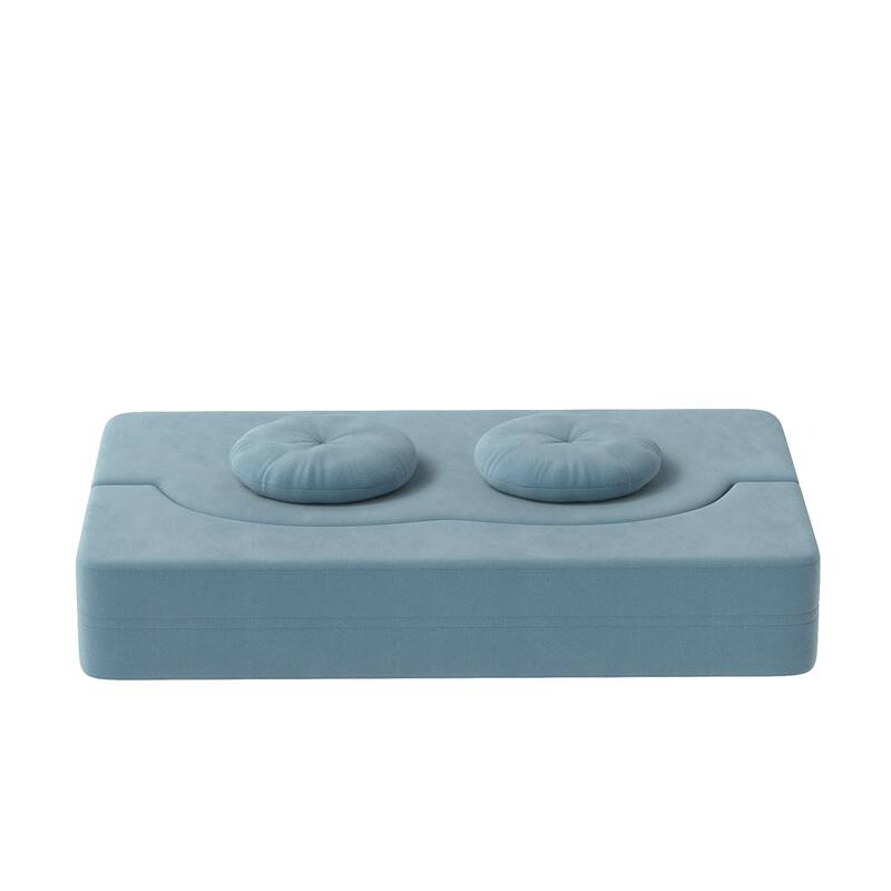 Folding Sofa Bed with Pillow, Twin Sleeper Sofa Couch, Loveseat Couch, Floor Folding Mattress, Convertible Lounge Chair