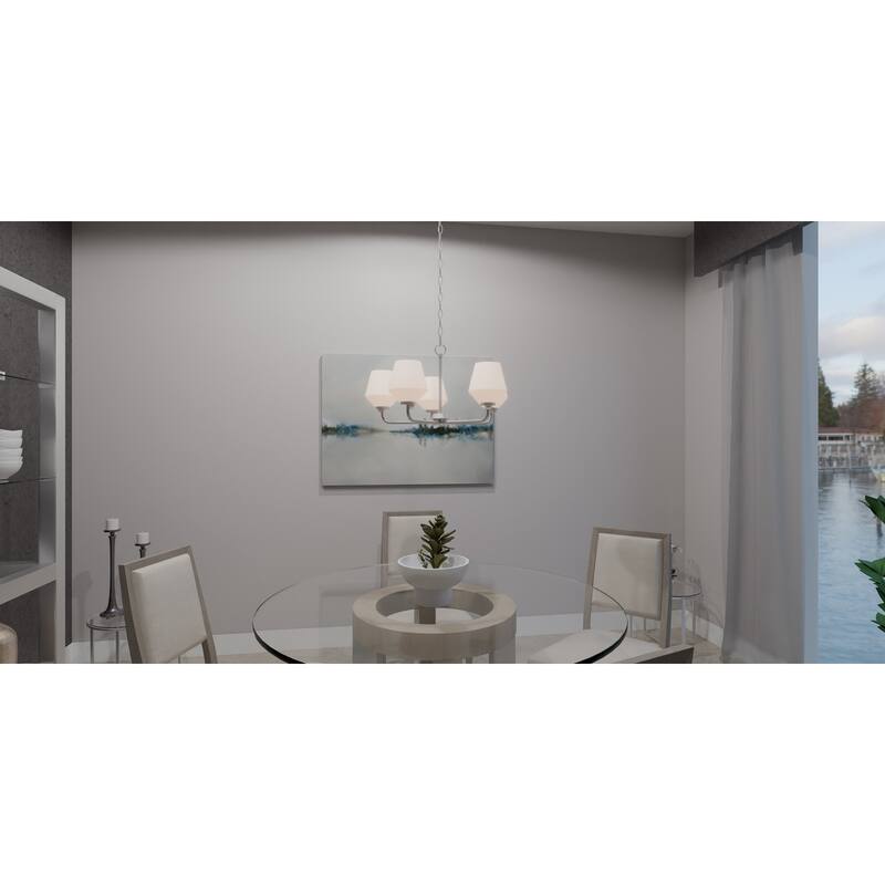 Nielson 5-Light Brushed Nickel Chandelier