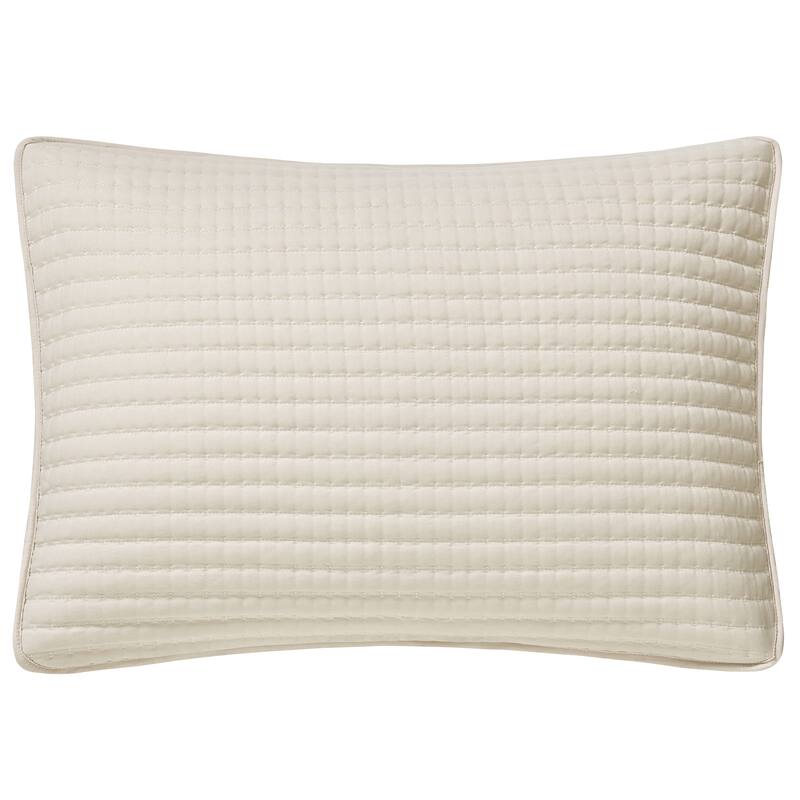 Nanshing Cassidy 7 Piece Solid Color Waffle Quilt Set
