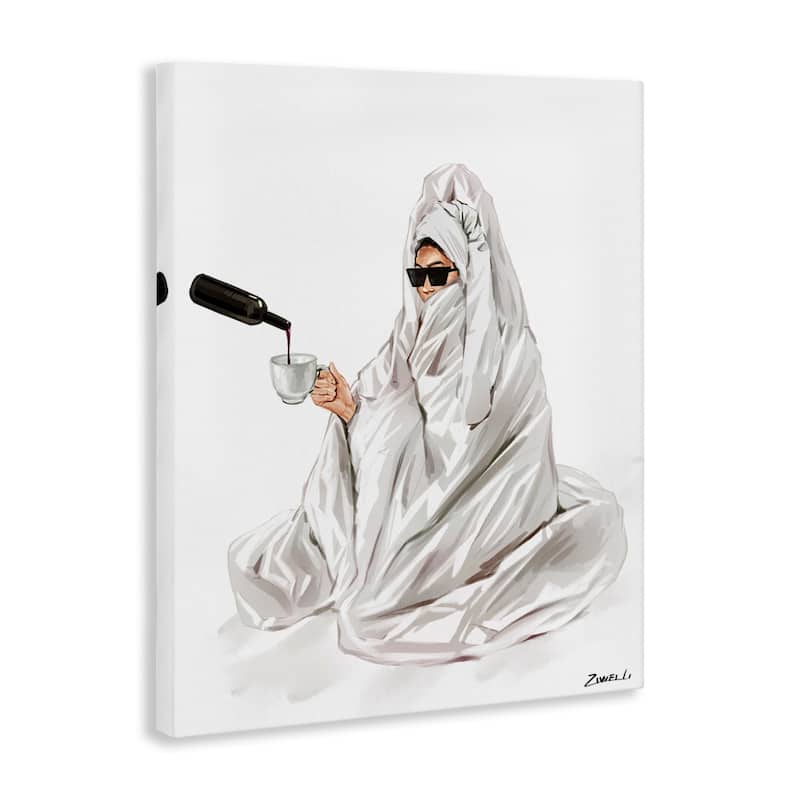 Stupell Glam Comfort Pouring Wine Canvas Wall Art Design By Ziwei Li