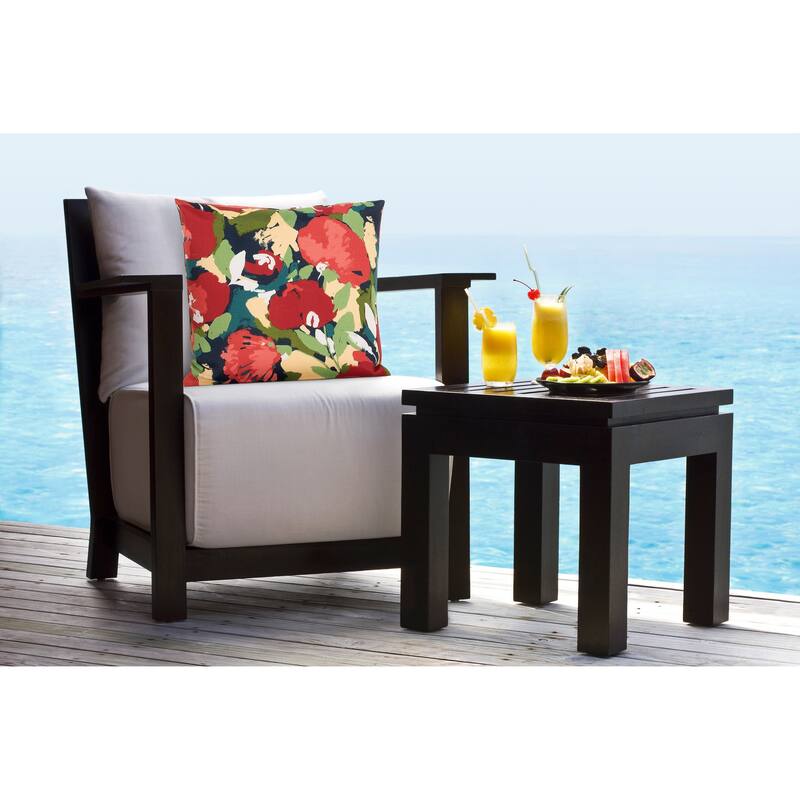 Siscovers Lakeside Garden Solarium Indoor/Outdoor Throw Pillow