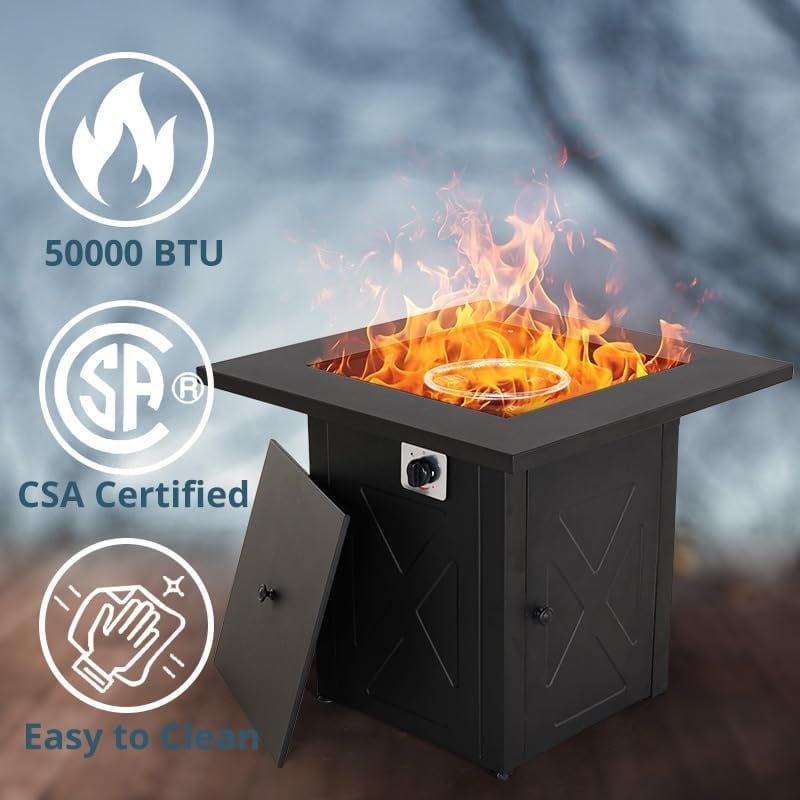 Outdoor fire pit sales sets clearance
