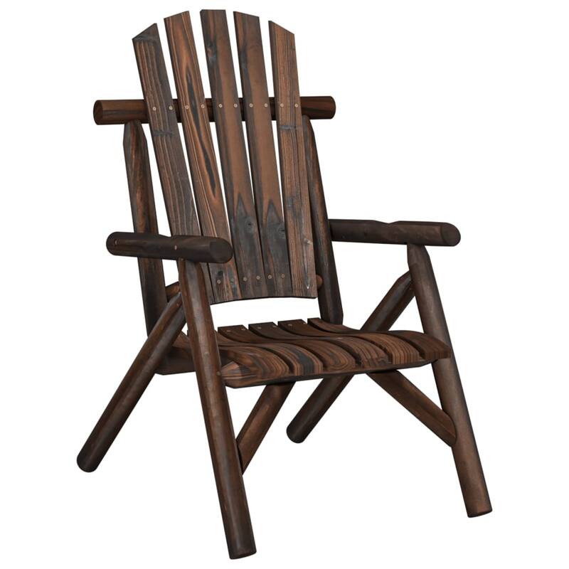 vidaXL Patio Furniture Set Outdoor Patio Lounge Set Chair Solid Wood Spruce