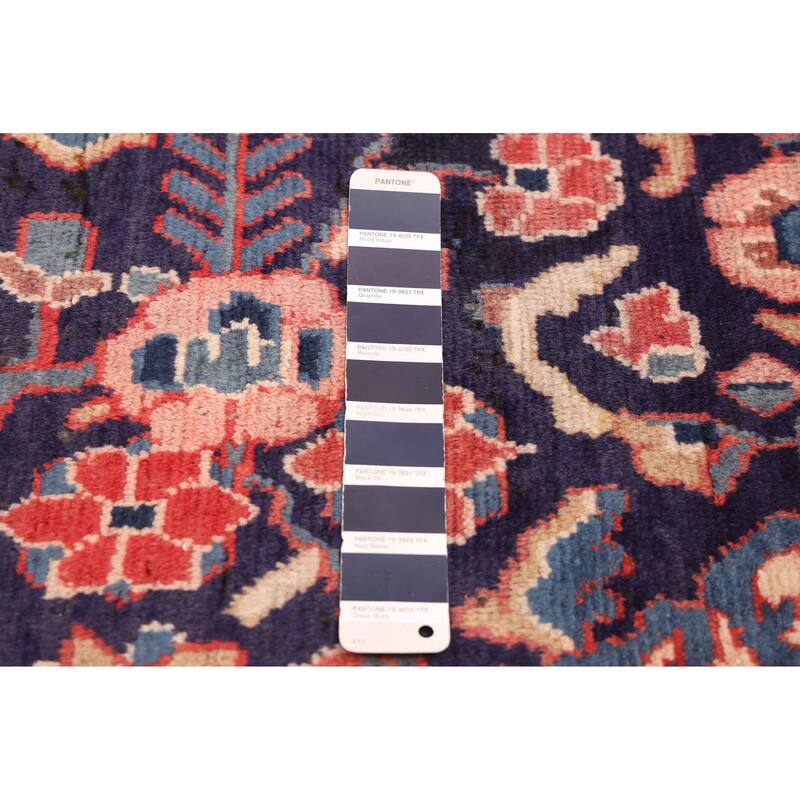 ECARPETGALLERY Hand-knotted Andelz Navy Wool Rug - 4'2 x 6'10