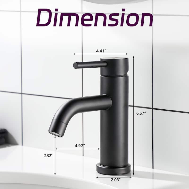 Adjustable Temperature Bathroom Modern Single Hole Faucet