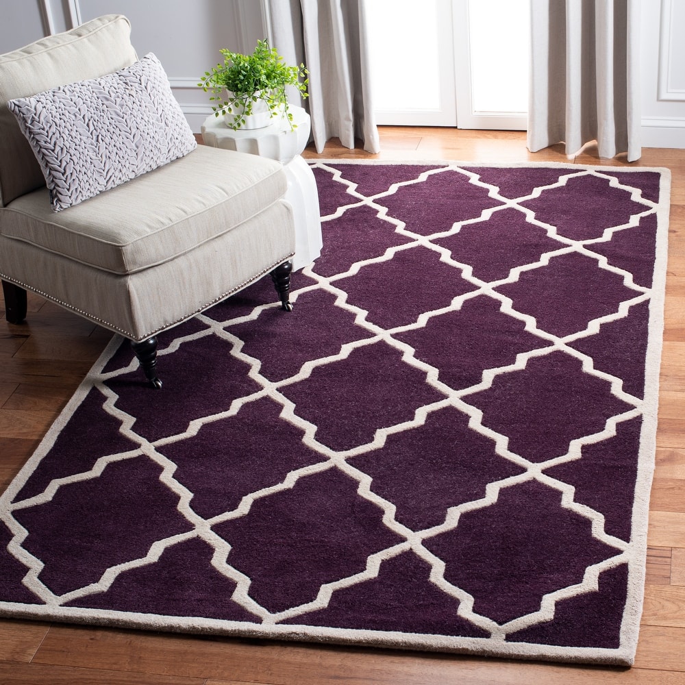 SAFAVIEH Handmade Chatham Nhuong Modern Moroccan Wool Rug