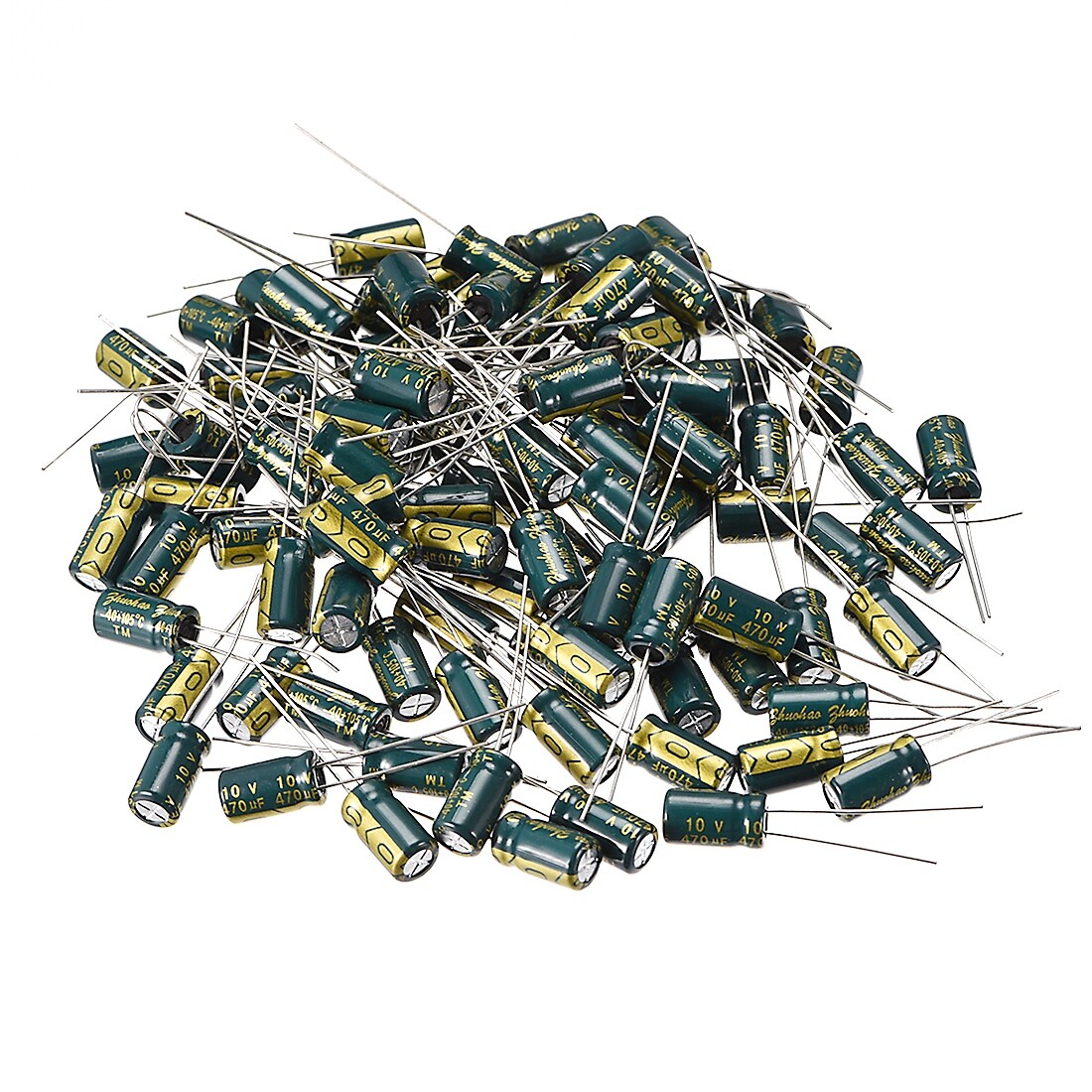 20pcs 470uF 10V Electrolytic Capacitor 10V 470UF 6x12mm