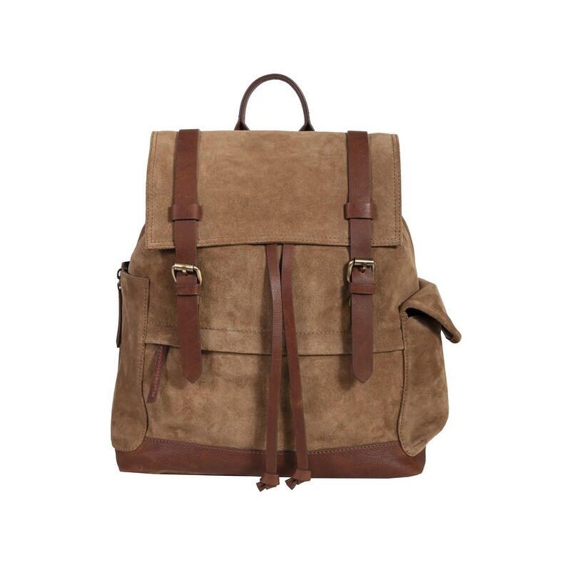 suede backpack mens