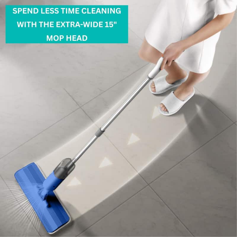 True & Tidy SPRAY-250 Spray Mop, Navy