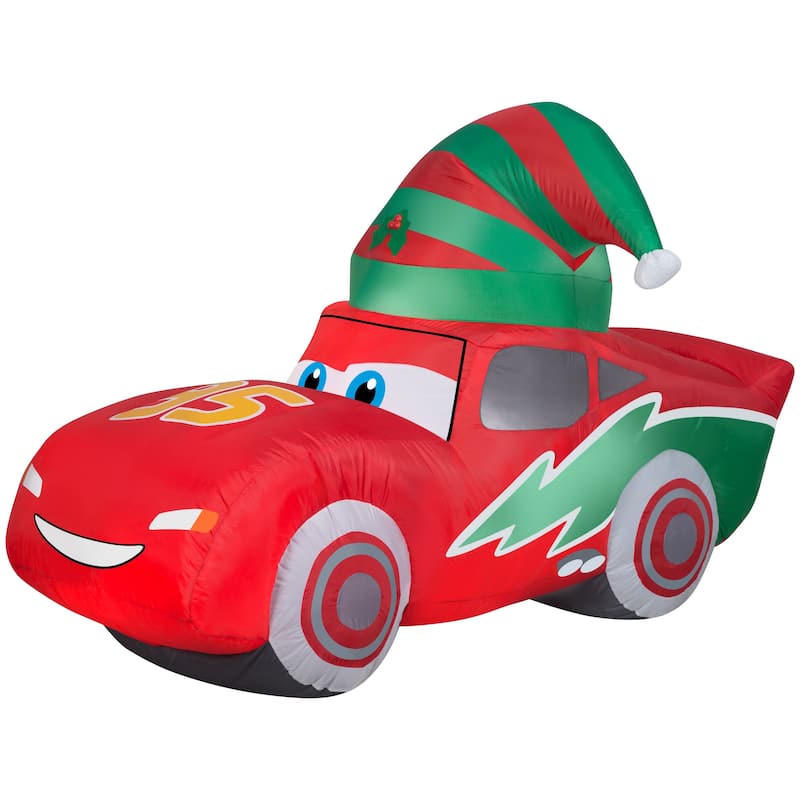 Airblown-McQueen w/Stocking Cap-S LG-Disney