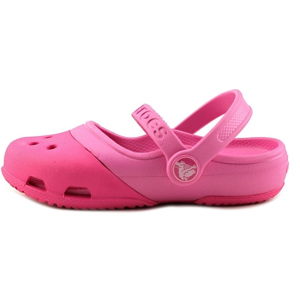 pink mary jane crocs