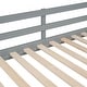 preview thumbnail 12 of 46, Twin Over Twin Bunk Bed with Roof, Slide & Ladder, Playhouse-Inspired Design, Safe & Fun, Multiple Installation Options, Grey