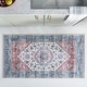 preview thumbnail 2 of 8, SAFAVIEH Washable Printed Rug Karnit Oriental Distressed Rug