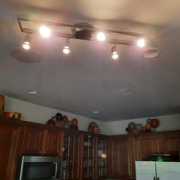 Eglo Zeraco 6-light Silver Rectangle Track Light - Overstock ...