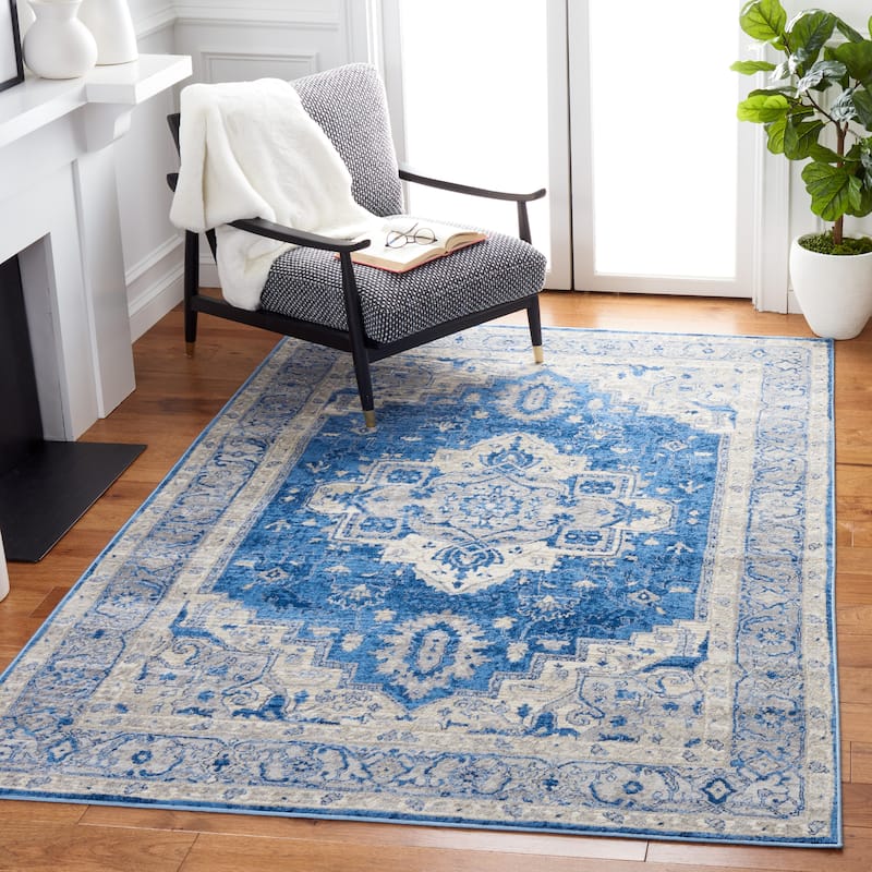 SAFAVIEH, Brentwood Eustachia Oriental Distressed Rug - 8' x 10'